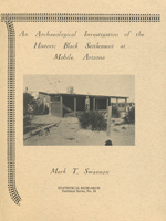 An Archaeological Investigation of the Historic Black Settlement at Mobile, Arizona