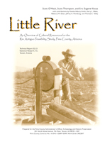 Little River: An Overview of Cultural Resources for the Rio Antiguo Feasibility Study, Pima County, Arizona (Statistical Research Technical Series) Scott O'Mack, Scott Thompson and Eric Eugene Klucas